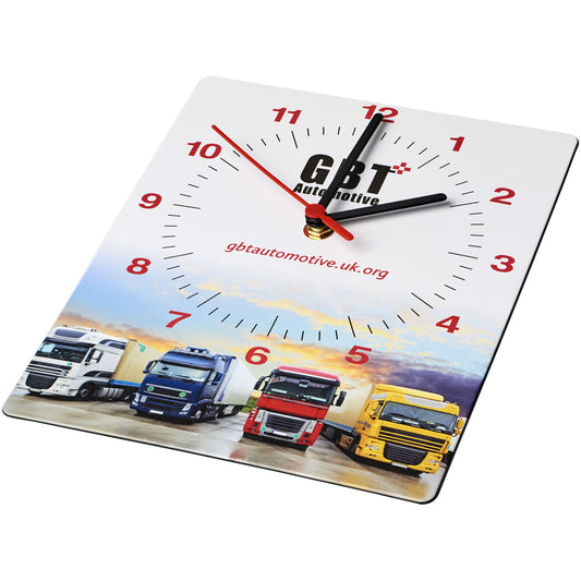 Orologio da parete rettangolare Brite-Clock® personalizzato con logo - Pubblienne
