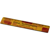 Righello Terran da 15 cm in plastica riciclata al 100% personalizzato con logo - Pubblienne