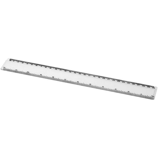 Righello Renzo da 30 cm in plastica personalizzato con logo - Pubblienne