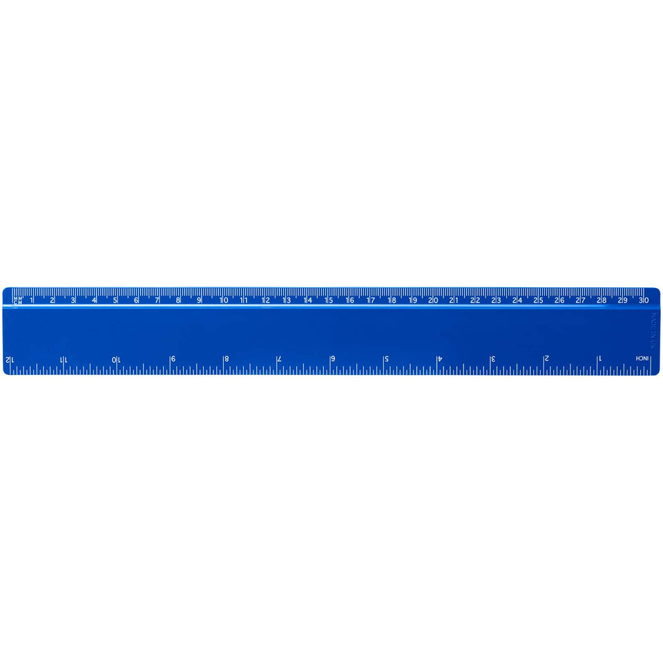 Righello Renzo da 30 cm in plastica personalizzato con logo - Pubblienne