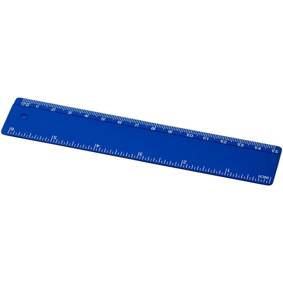 Righello Renzo da 15 cm in plastica personalizzato con logo - Pubblienne