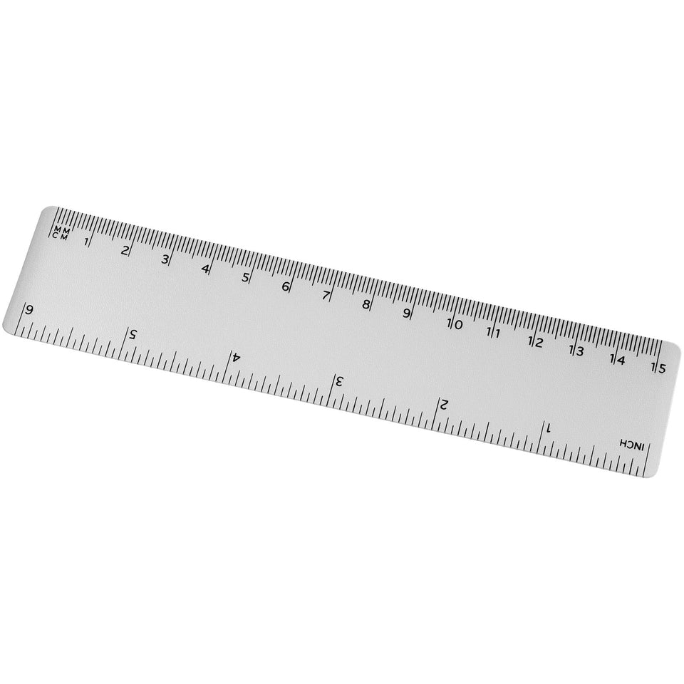 Righello Rothko da 15 cm in plastica personalizzato con logo - Pubblienne