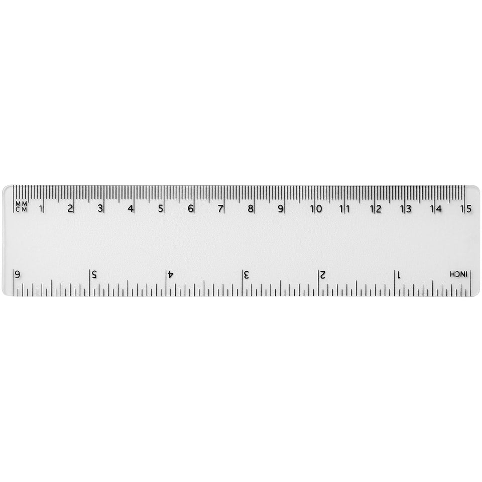 Righello Rothko da 15 cm in plastica personalizzato con logo - Pubblienne