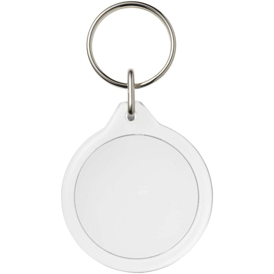 Portachiavi I7 rotondo Orb personalizzato con logo - Pubblienne