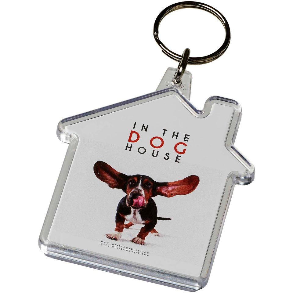 Portachiavi Combo a forma di casa personalizzato con logo - Pubblienne