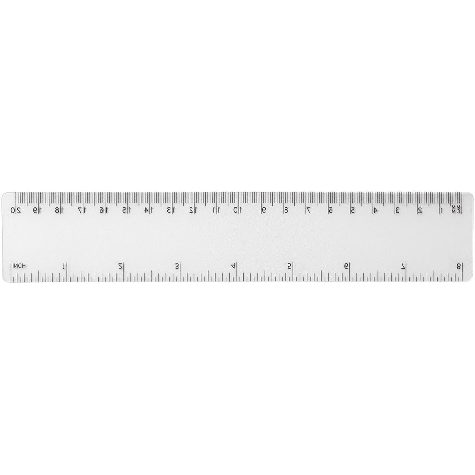 Righello Rothko da 20 cm in plastica personalizzato con logo - Pubblienne