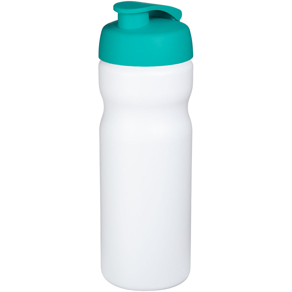Borraccia sportiva Baseline® Plus da 650 ml con coperchio a scatto personalizzato con logo - Pubblienne