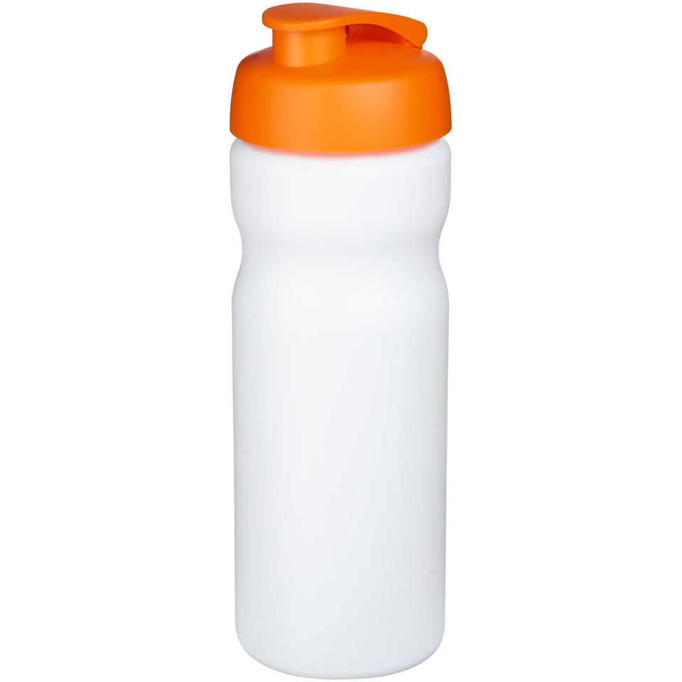 Borraccia sportiva Baseline® Plus da 650 ml con coperchio a scatto personalizzato con logo - Pubblienne