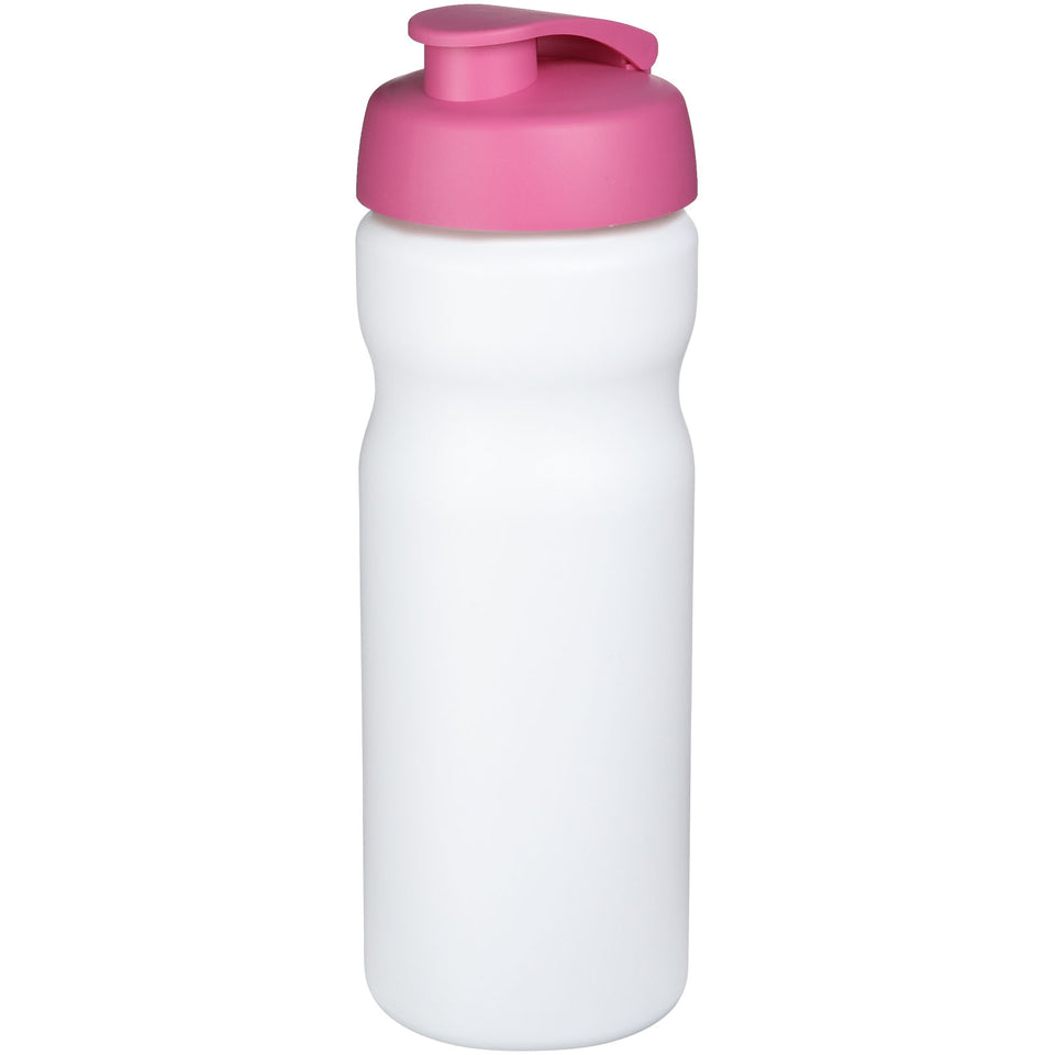 Borraccia sportiva Baseline® Plus da 650 ml con coperchio a scatto personalizzato con logo - Pubblienne