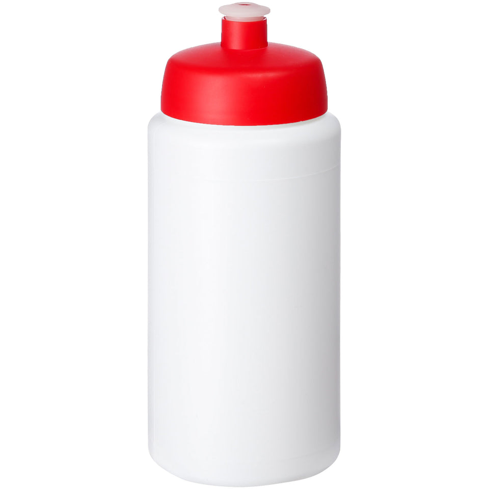 Borraccia sportiva Baseline® Plus da 500 ml con impugnatura e coperchio a cupola personalizzato con logo - Pubblienne