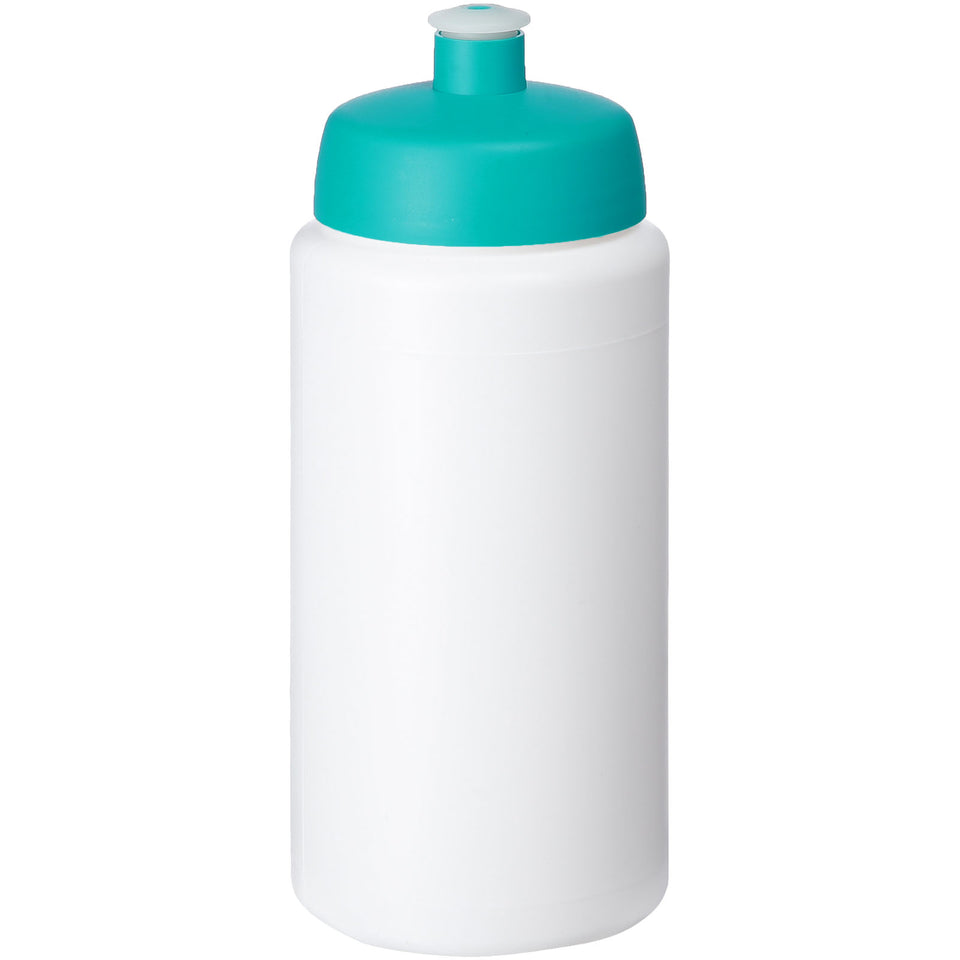 Borraccia sportiva Baseline® Plus da 500 ml con impugnatura e coperchio a cupola personalizzato con logo - Pubblienne