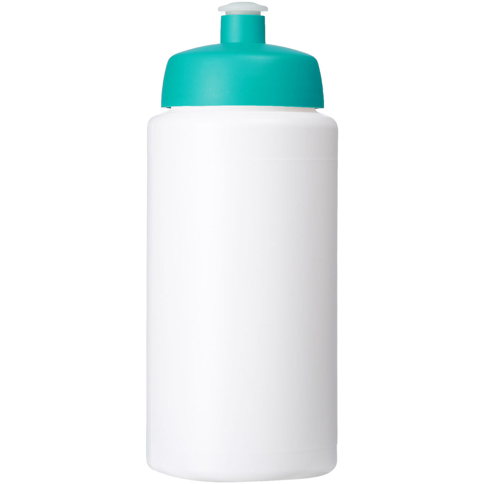 Borraccia sportiva Baseline® Plus da 500 ml con impugnatura e coperchio a cupola personalizzato con logo - Pubblienne