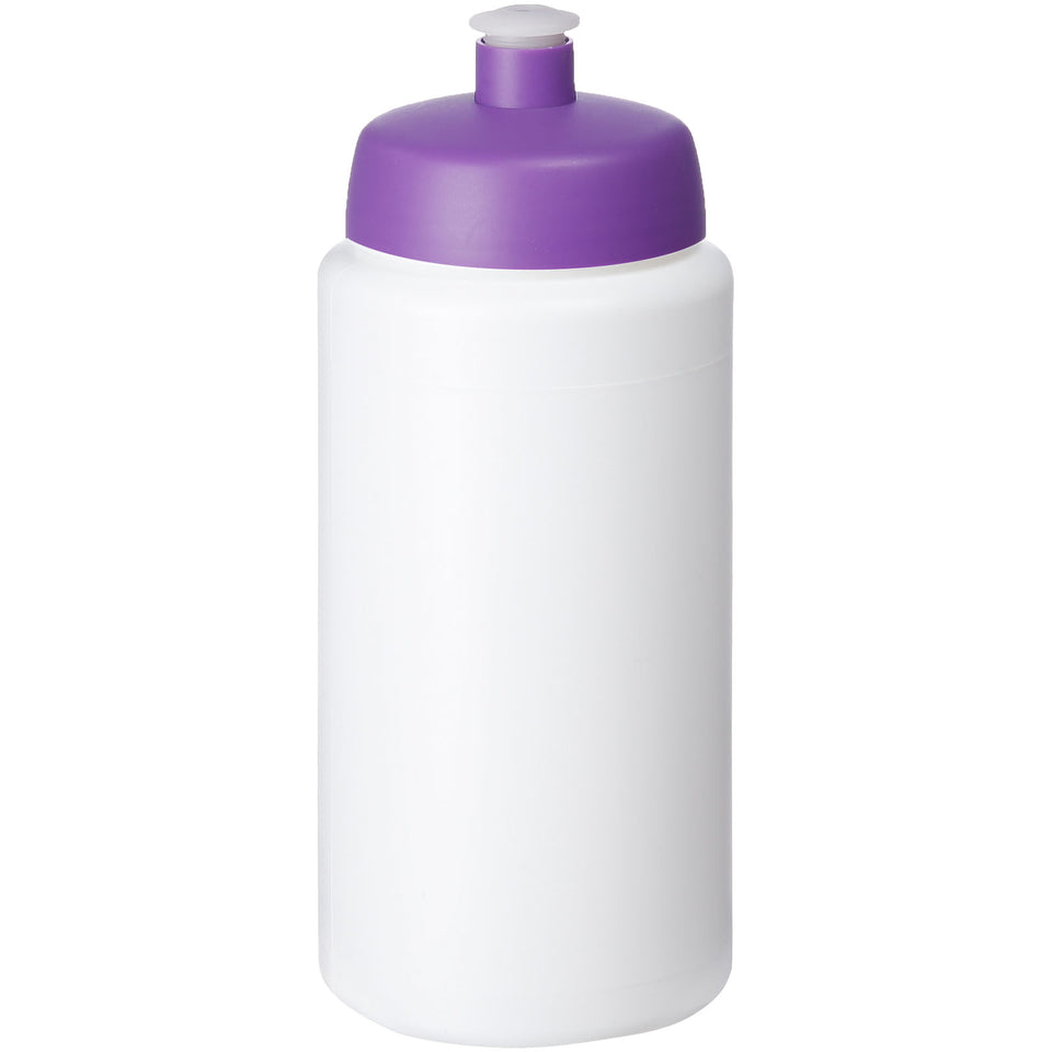 Borraccia sportiva Baseline® Plus da 500 ml con impugnatura e coperchio a cupola personalizzato con logo - Pubblienne