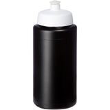 Borraccia sportiva Baseline® Plus da 500 ml con impugnatura e coperchio a cupola personalizzato con logo - Pubblienne