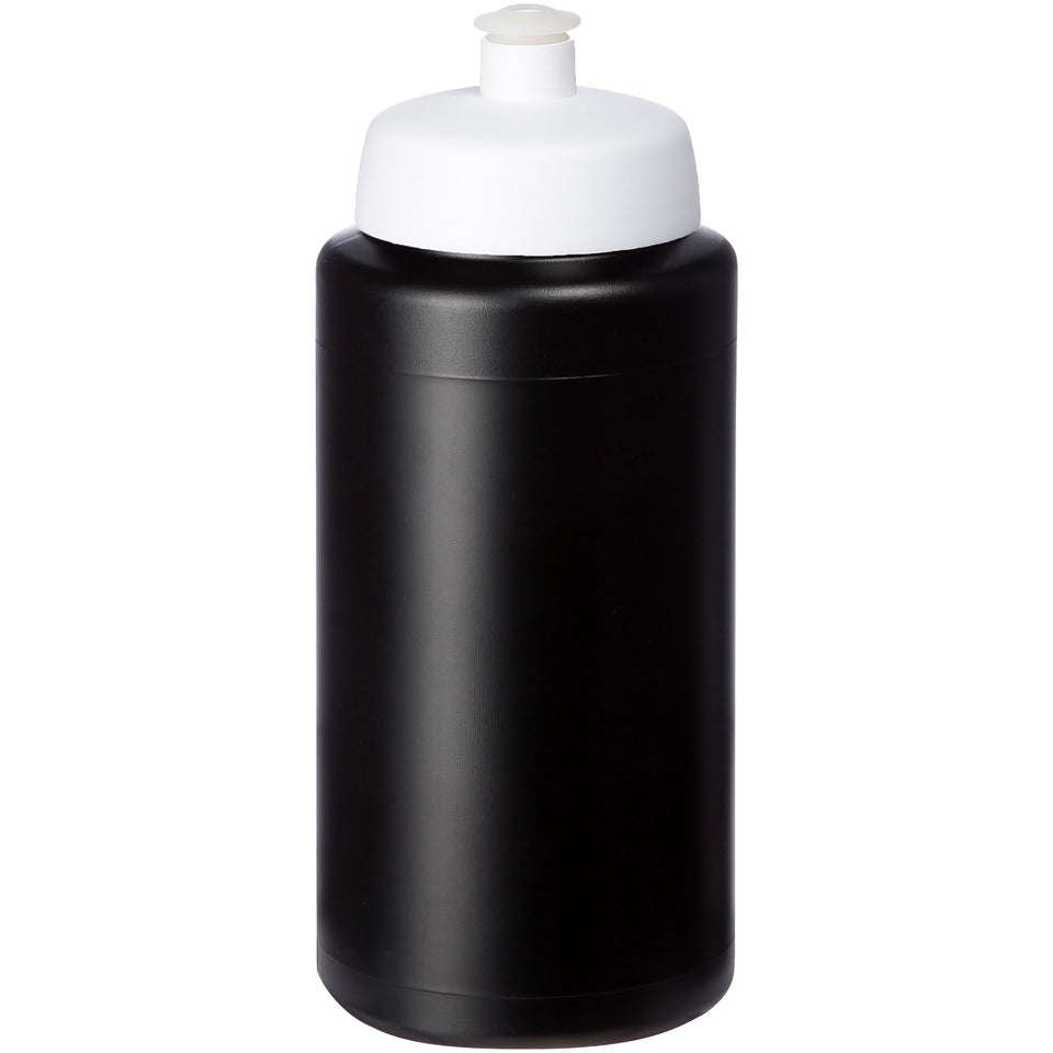 Borraccia sportiva Baseline® Plus da 500 ml con impugnatura e coperchio a cupola personalizzato con logo - Pubblienne