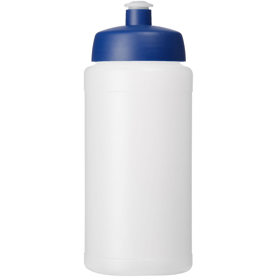 Borraccia sportiva Baseline® Plus da 500 ml con impugnatura e coperchio a cupola personalizzato con logo - Pubblienne