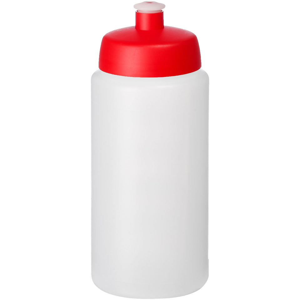 Borraccia sportiva Baseline® Plus da 500 ml con impugnatura e coperchio a cupola personalizzato con logo - Pubblienne