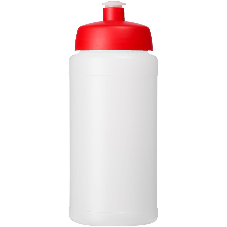 Borraccia sportiva Baseline® Plus da 500 ml con impugnatura e coperchio a cupola personalizzato con logo - Pubblienne