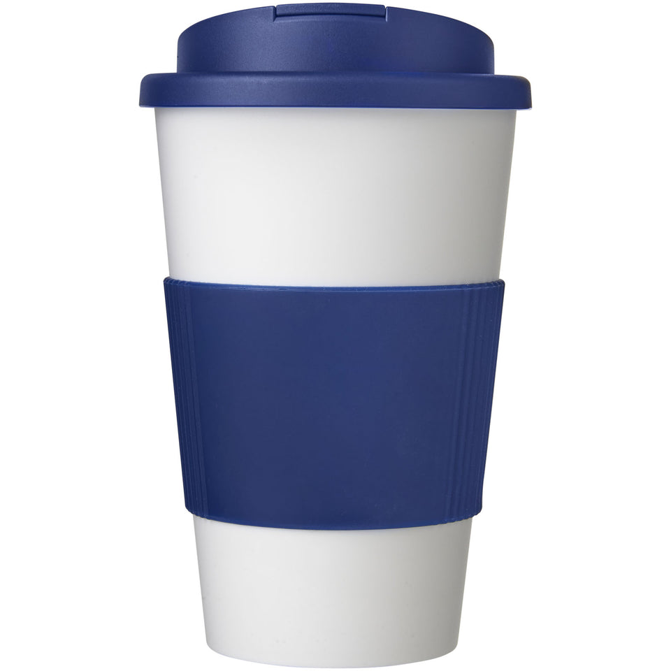 Tazza termica Americano® da 350 ml con impugnatura e coperchio ermetico personalizzato con logo - Pubblienne