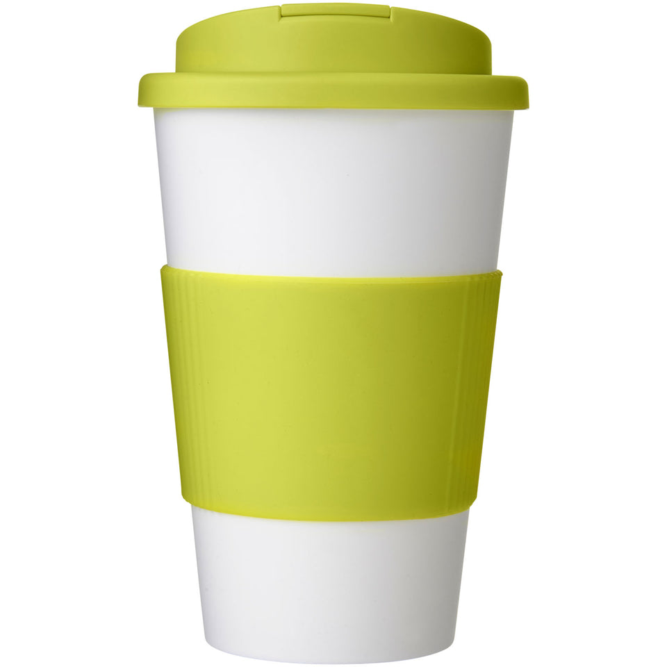 Tazza termica Americano® da 350 ml con impugnatura e coperchio ermetico personalizzato con logo - Pubblienne