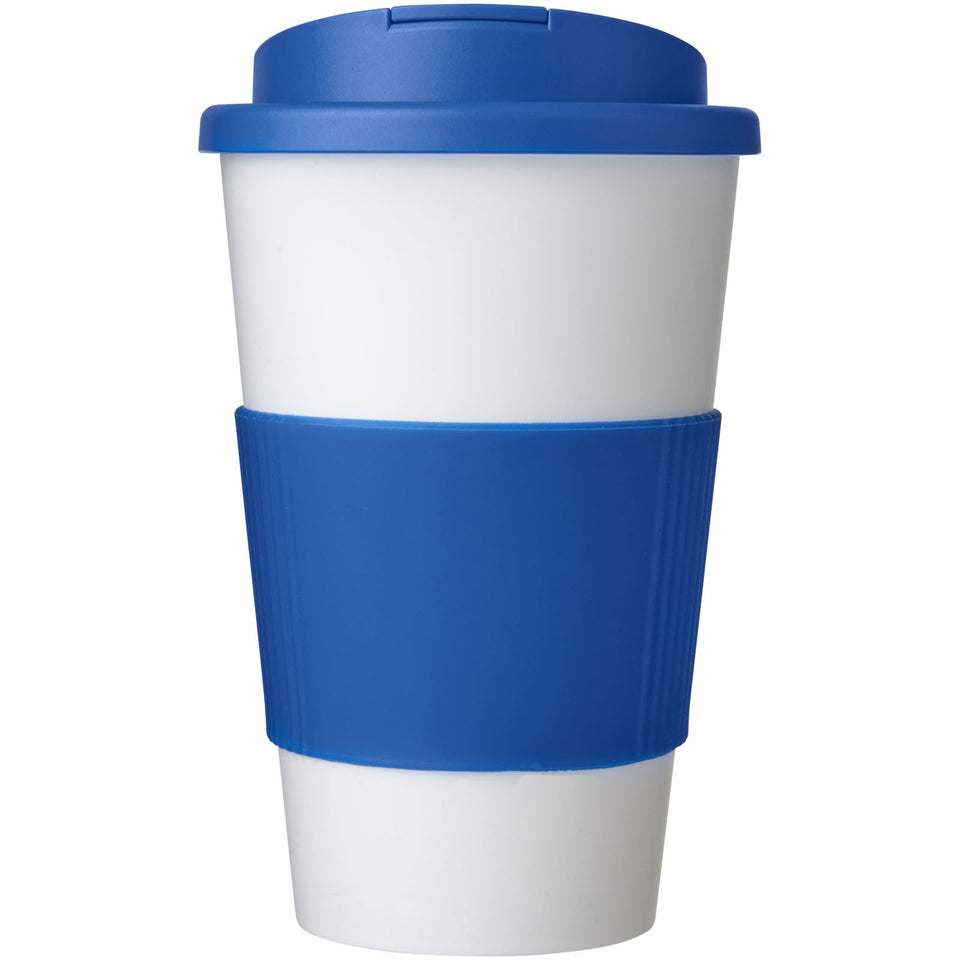 Tazza termica Americano® da 350 ml con impugnatura e coperchio ermetico personalizzato con logo - Pubblienne