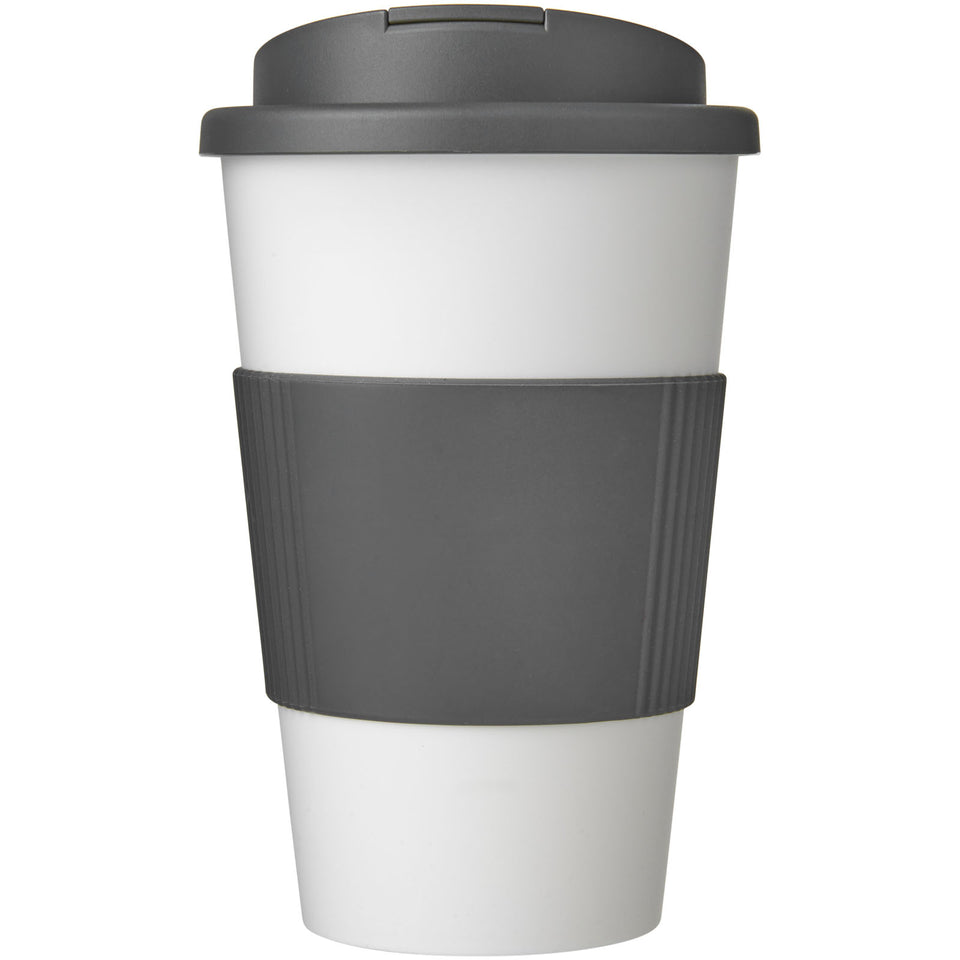 Tazza termica Americano® da 350 ml con impugnatura e coperchio ermetico personalizzato con logo - Pubblienne