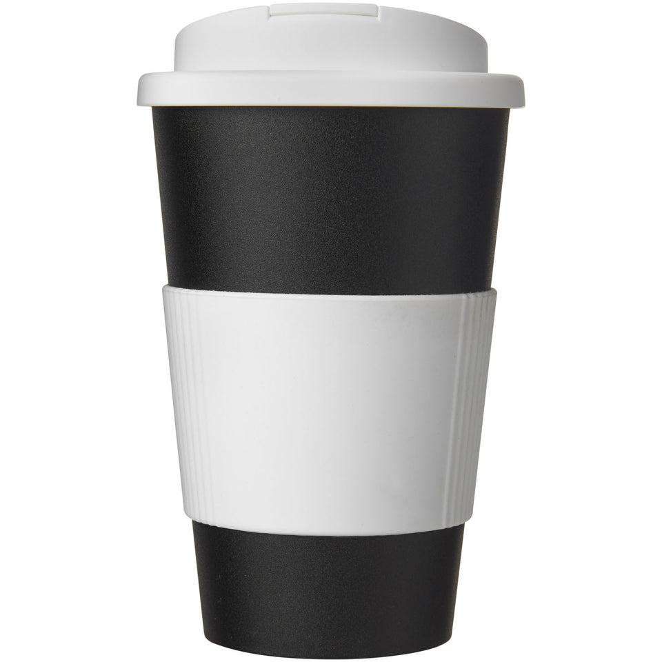 Tazza termica Americano® da 350 ml con impugnatura e coperchio ermetico personalizzato con logo - Pubblienne