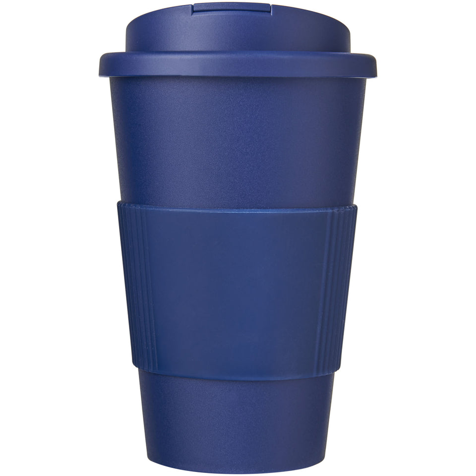 Tazza termica Americano® da 350 ml con impugnatura e coperchio ermetico personalizzato con logo - Pubblienne