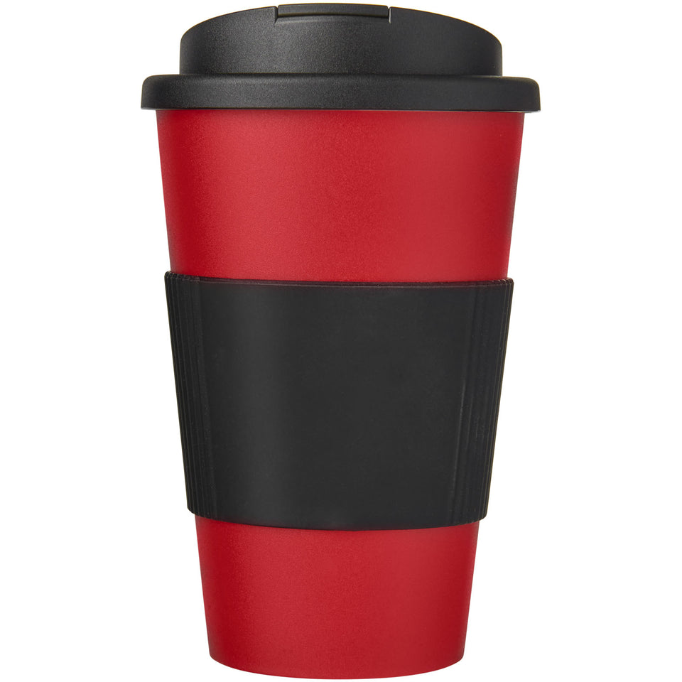 Tazza termica Americano® da 350 ml con impugnatura e coperchio ermetico personalizzato con logo - Pubblienne
