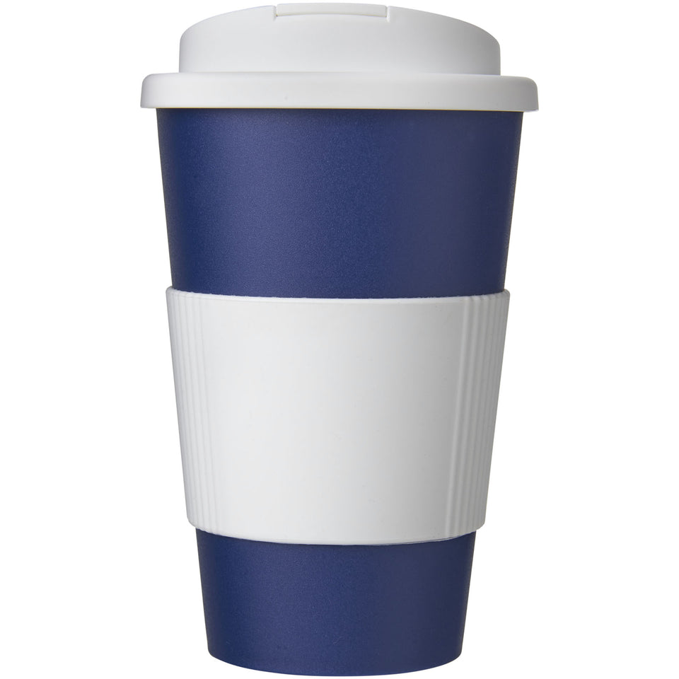 Tazza termica Americano® da 350 ml con impugnatura e coperchio ermetico personalizzato con logo - Pubblienne