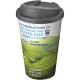Tazza termica Brite-Americano® da 350 ml con coperchio ermetico personalizzato con logo - Pubblienne