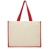 Shopper in iuta e canvas 320 g/m² Varai - 23L personalizzato con logo - Pubblienne