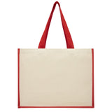 Shopper in iuta e canvas 320 g/m² Varai - 23L personalizzato con logo - Pubblienne