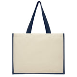 Shopper in iuta e canvas 320 g/m² Varai - 23L personalizzato con logo - Pubblienne