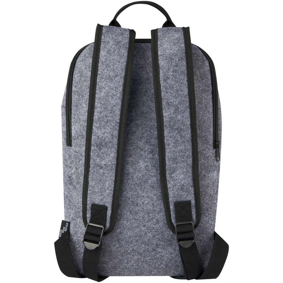 Zaino termico in feltro riciclato certificato GRS Felta - 7L personalizzato con logo - Pubblienne