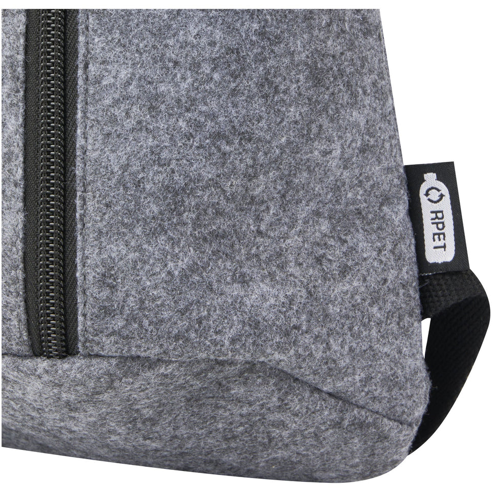 Zaino termico in feltro riciclato certificato GRS Felta - 7L personalizzato con logo - Pubblienne