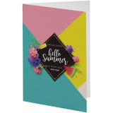 Biglietto di auguri formato A6 Herald personalizzato con logo - Pubblienne