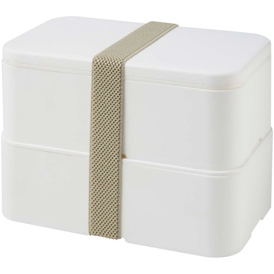 Portavivande a doppio scomparto 700+700 ml MIYO POP personalizzato con logo - Pubblienne