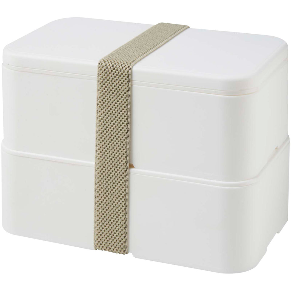 Portavivande a doppio scomparto 700+700 ml MIYO POP personalizzato con logo - Pubblienne