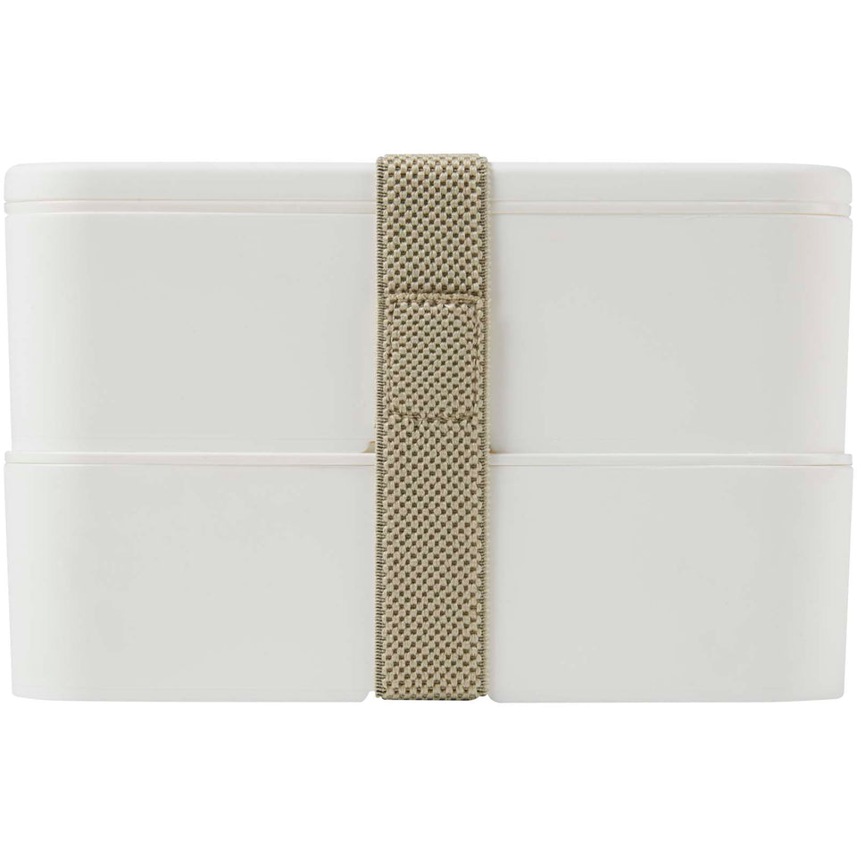 Portavivande a doppio scomparto 700+700 ml MIYO POP personalizzato con logo - Pubblienne