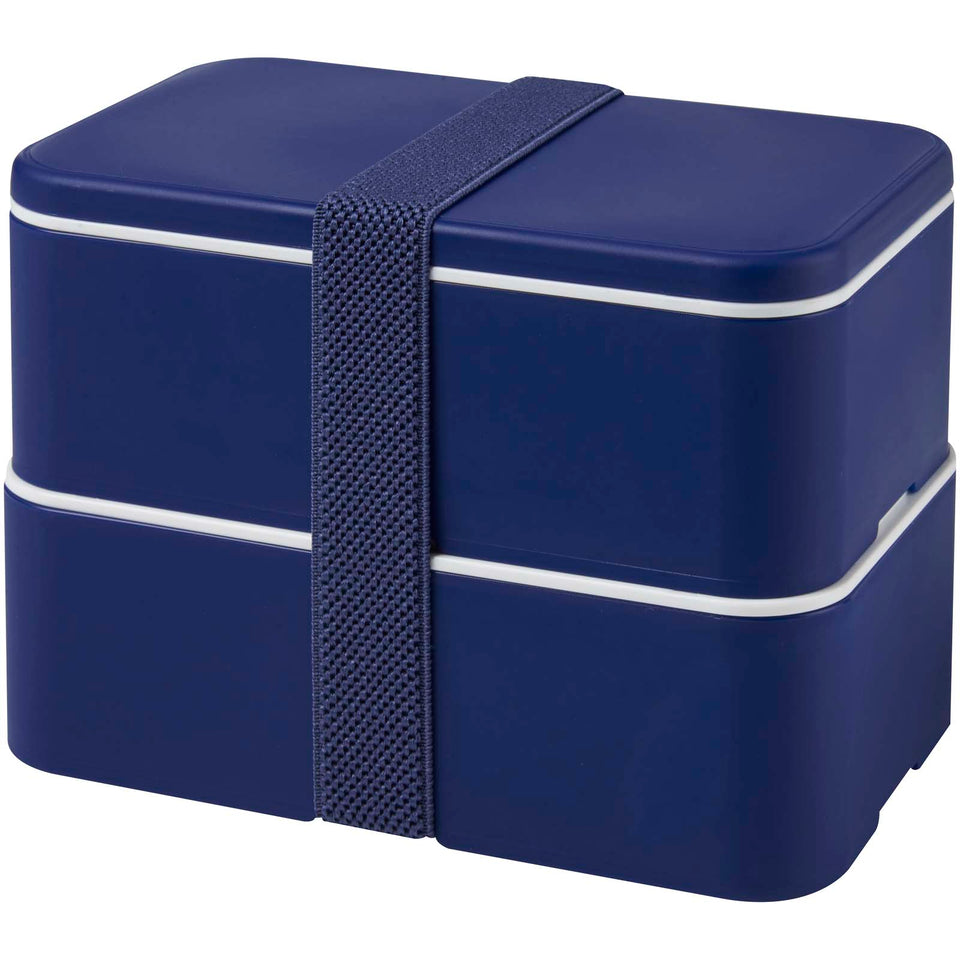 Portavivande a doppio scomparto 700+700 ml MIYO POP personalizzato con logo - Pubblienne