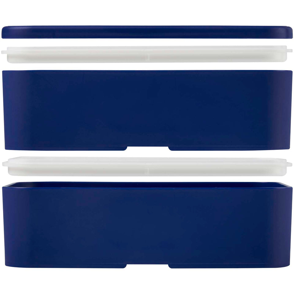 Portavivande a doppio scomparto 700+700 ml MIYO POP personalizzato con logo - Pubblienne
