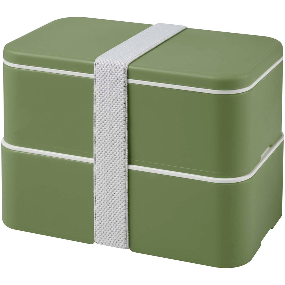 Portavivande a doppio scomparto 700+700 ml MIYO POP personalizzato con logo - Pubblienne