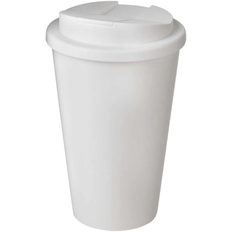 Bicchiere isolato Americano® POP da 350 ml con coperchio ermetico personalizzato con logo - Pubblienne