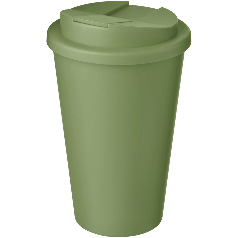 Bicchiere isolato Americano® POP da 350 ml con coperchio ermetico personalizzato con logo - Pubblienne