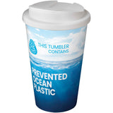 Bicchiere isolato Brite-Americano® POP da 350 ml con coperchio ermetico personalizzato con logo - Pubblienne