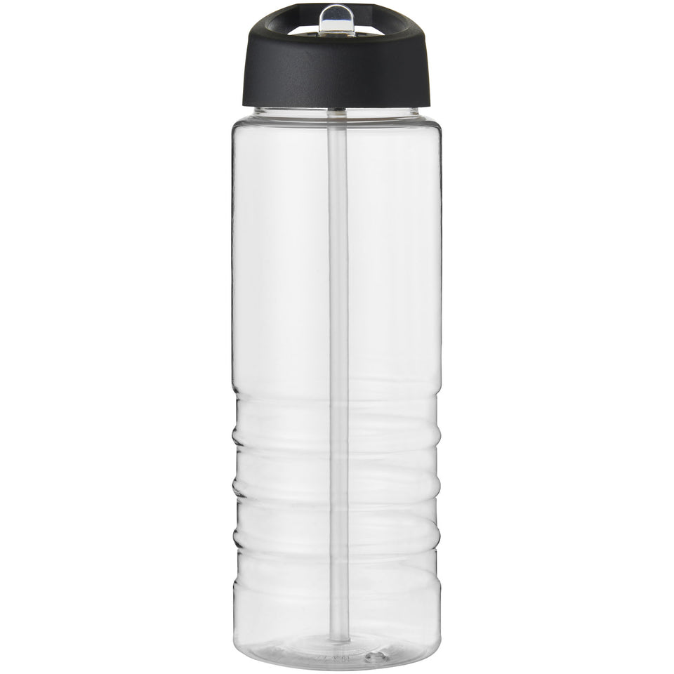 Borraccia sportiva H2O Active® Treble da 750 ml con coperchio con beccuccio personalizzato con logo - Pubblienne