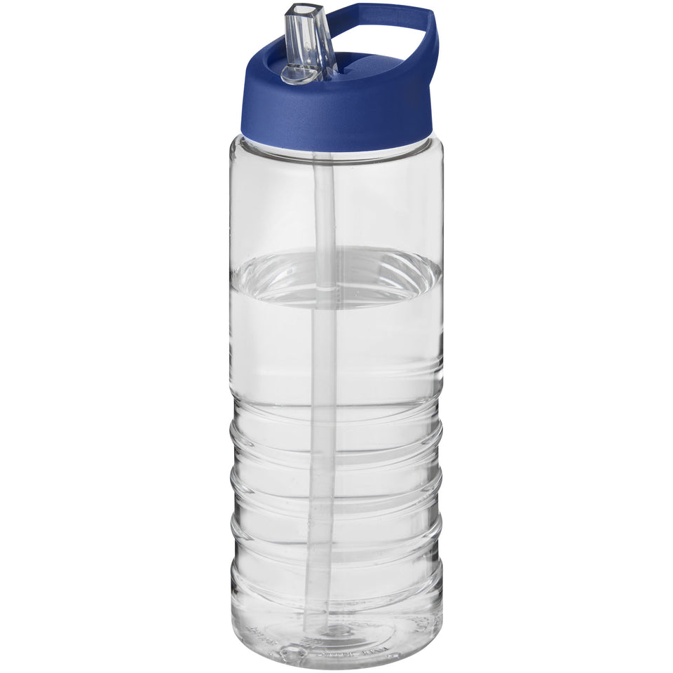 Borraccia sportiva H2O Active® Treble da 750 ml con coperchio con beccuccio personalizzato con logo - Pubblienne