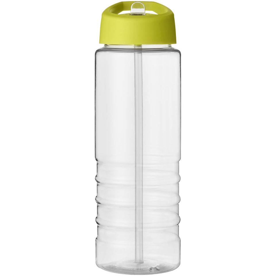 Borraccia sportiva H2O Active® Treble da 750 ml con coperchio con beccuccio personalizzato con logo - Pubblienne