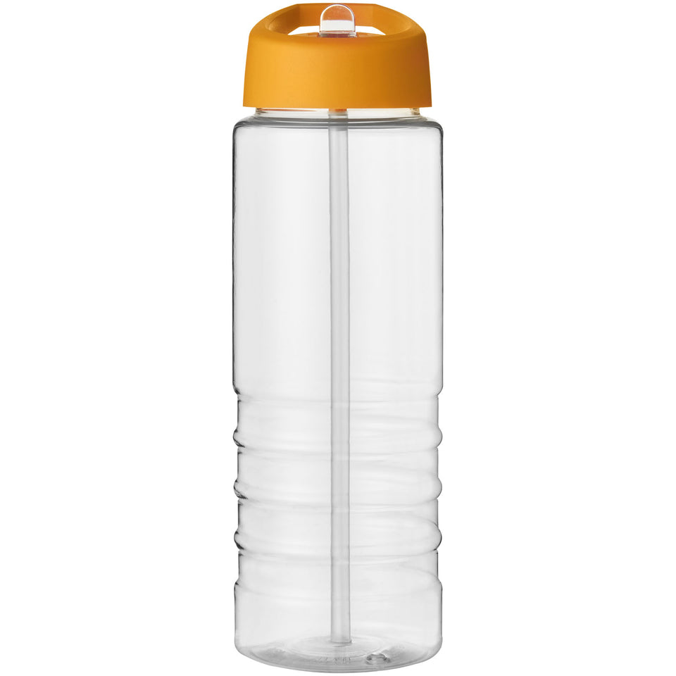 Borraccia sportiva H2O Active® Treble da 750 ml con coperchio con beccuccio personalizzato con logo - Pubblienne